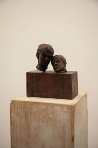 Bronze,Rohguss 15x13x7.5cm