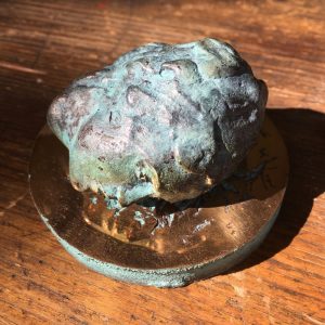 Bronze,patiniert,poliert